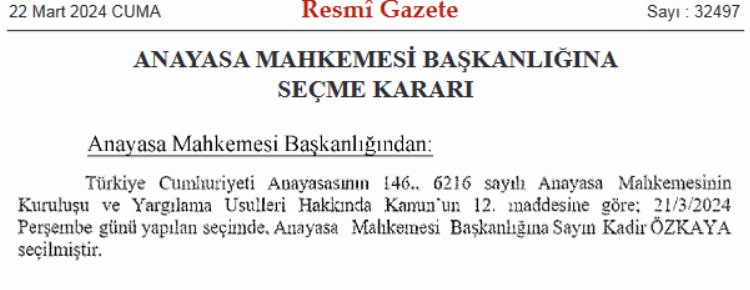 Kadir Özkaya'nın seçim kararı 'Resmi'leşti