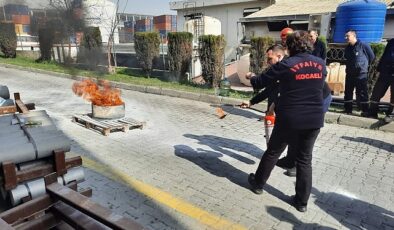 Kocaeli İtfaiyesi eğitimlerine devam ediyor