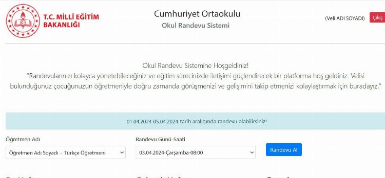 Milli Eğitim'de 'randevu' dönemi... Okullar da randevulu oldu