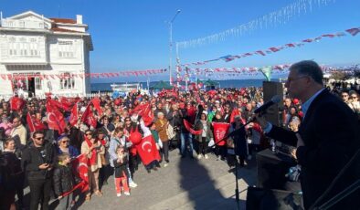 Mudanya’da Dalgıç’tan nokta mitingleri