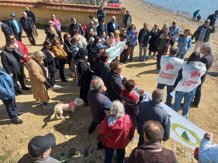 Saros Gönüllüleri'nden betonlaşma tepkisi