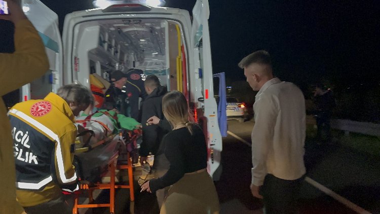 Düzce'de kaza: 2 yaralı 