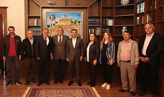 Hacıbektaş Belediye Başkanı Ali Kaim, Nevşehir Belediye Başkanı Rasim Arı’ya hayırlı olsun ziyaretinde bulundu