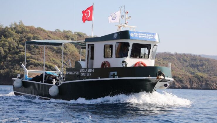 Muğla’da atık alım tekneleri sezona hazır