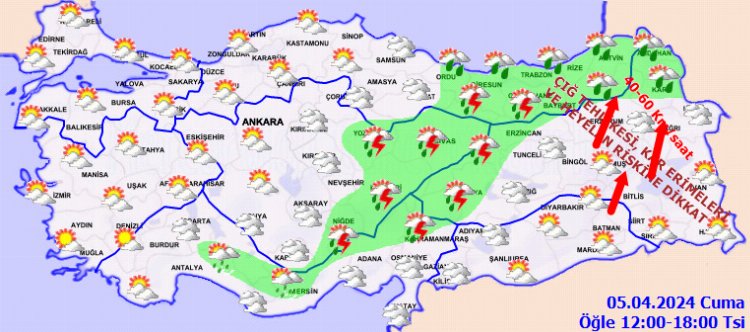 Türkiye'de dört mevsim bir arada