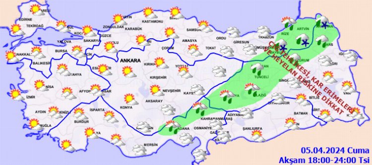 Türkiye'de dört mevsim bir arada