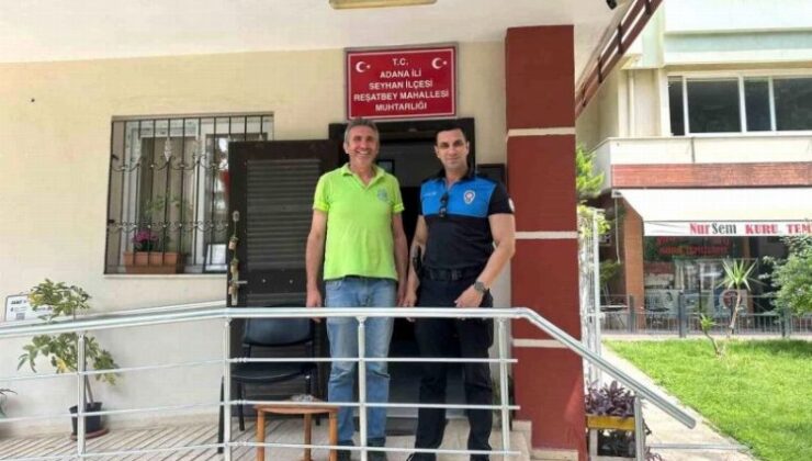 Adana’da polis ekipleri mahalle muhtarları ile istişarede bulundu