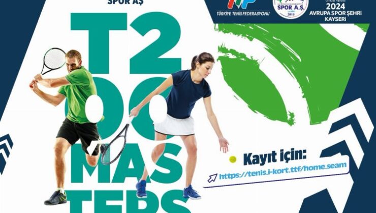 Avrupa spor şehri Kayseri, Tenis Turnuvası’na ev sahipliği yapacak