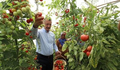 Başkan Büyükakın’dan kadın üreticiye tam destek