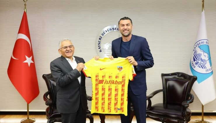 Burak Yılmaz’dan Memduh Büyükkılıç’a ziyaret