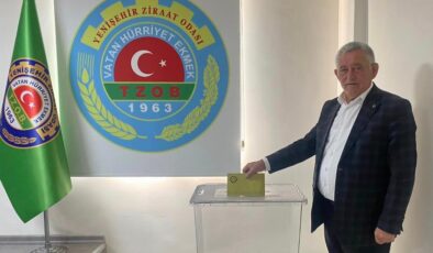 Bursa Yenişehir Ziraat Odası’nda Aktaş yeniden başkan