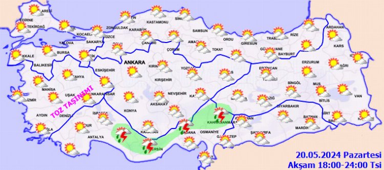 Dikkat! Toz taşınımı sürüyor