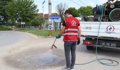 Düzce’de ilaçlama çalışmaları devam ediyor