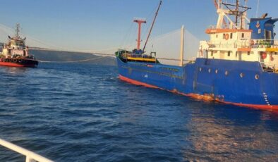 Kargo gemisi dümen arızası yaptı… Boğaz trafiği çift yönlü askıya alındı