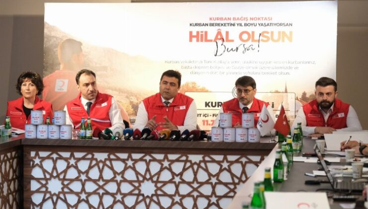 Kızılay Bursa’da kampanya detaylarını açıkladı