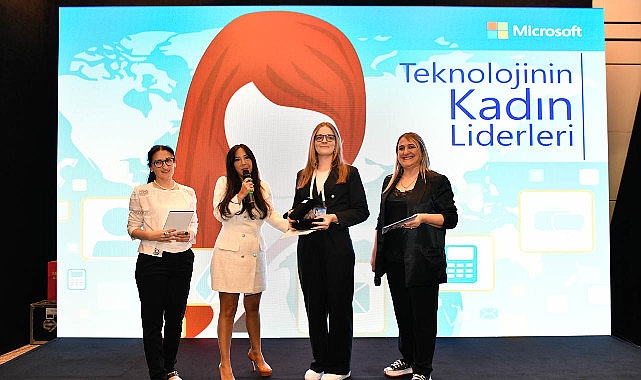 Microsoft Türkiye’nin düzenlediği “Teknolojinin Kadın Liderleri” yarışmasının kazananları belli oldu