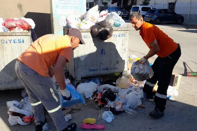 Bursa Gemlik'te temizlik seferberliğine devam