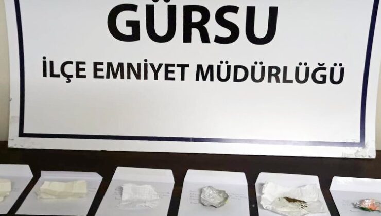 Bursa Gürsu Emniyeti’nden uyuşturucuya geçit yok!