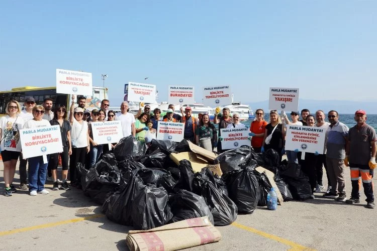 Bursa Mudanya'dan temizlik duyarlılığı!