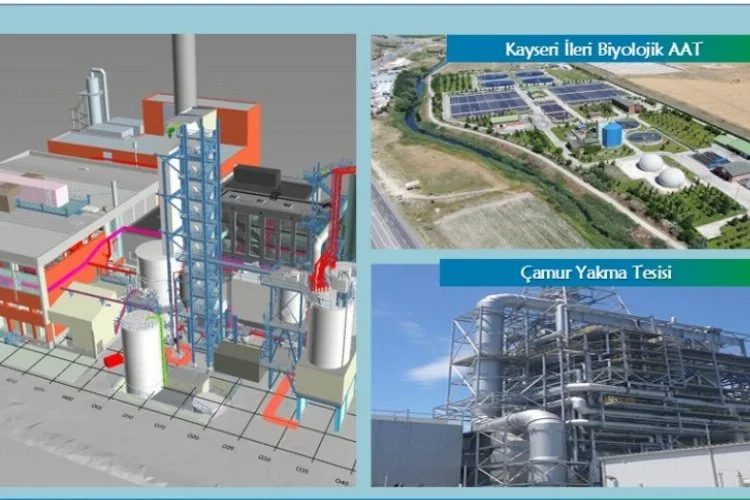 Çevre dostu Kayseri’den “Arıtma, Kurutma, Yakma Tesisi”