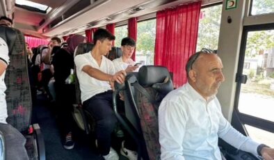 Dilovası’nda YKS için stresten uzak ulaşım