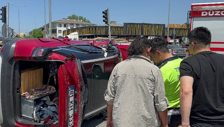 Düzce’de trafik kazası: 5 yaralı