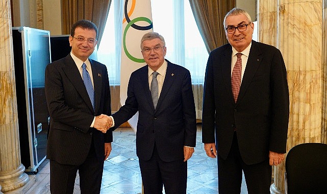 Ekrem İmamoğlu, Uluslararası Olimpiyat Komitesi Başkanı Thomas Bach ile Romanya’nın başkenti Bükreş’te bir araya geldi