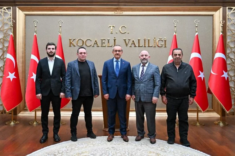 Gebze Trabzonlular Derneği'nden Kocaeli Valisi'ne ziyaret