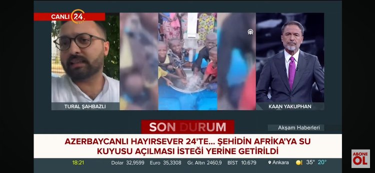 Hareketiyle tüm Türkiye’nin takdirini kazanmıştı; Tural Şahbazlı, 24 Tv’nin canlı yayın konuğu oldu 