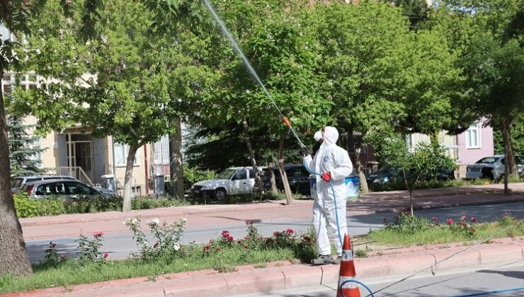 Konya Selçuklu’da ilaçlama çalışmalarına devam