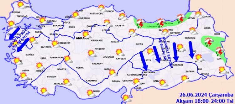 Meteoroloji'den iki 'kuvvetli' uyarı