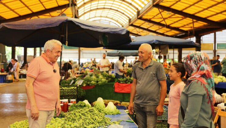 Nilüfer’de hem çiftçiye hem de vatandaşa kazandıran pazar