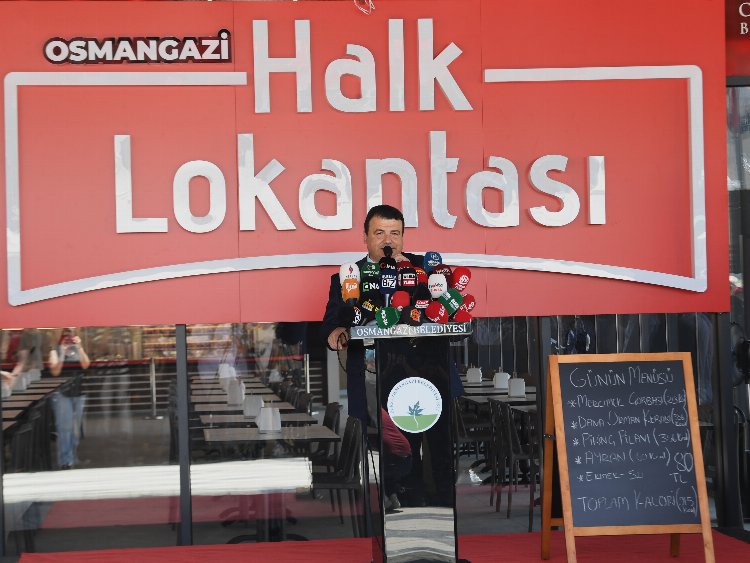 Osmangazi'de Halk Lokantası açıldı