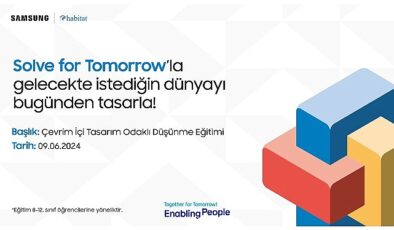 Solve for Tomorrow Tasarım Odaklı Düşünme Eğitimleri için başvurular devam ediyor