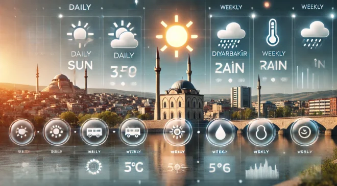 Günlük ve Haftalık Hava Durumu Tahminleri: Diyarbakır Hava Durumu