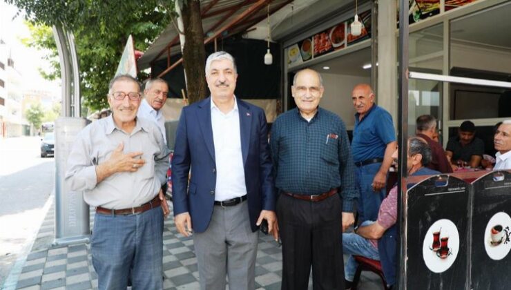 Başkan Ömeroğlu’ndan esnafa ziyaret