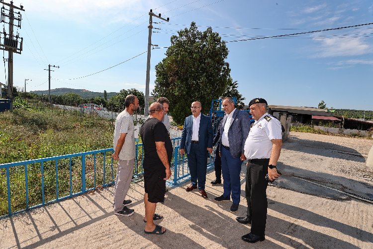 Bursa Valisi Demirtaş'tan Mudanya sahillerine denetim