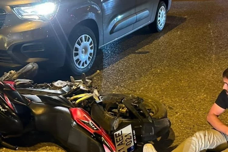 Düzce'de motosiklet kazası: 1 yaralı