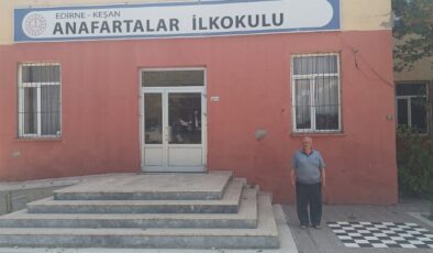 Edirne Keşan’da 1,5 yıldır yüzüne bakılmıyor! Muhtar Özcan Anafartalar İlkokulu’nu sordu