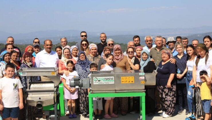 Güzelbahçe’de üreticiye destel