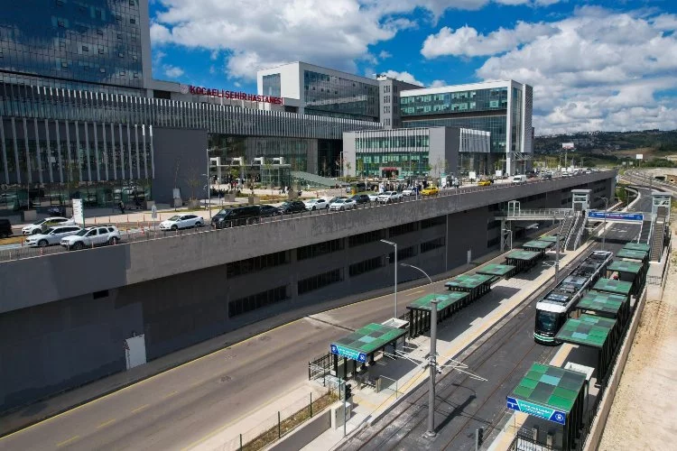 Kocaeli'de Şehir Hastanesine 15 dakikada bir tramvay