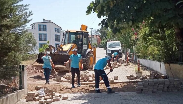 Kocaeli’deki turizm bölgelerinde parke yollar yenilendi