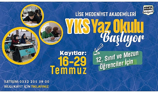 Lise Medeniyet Akademilerinde YKS Yaz Okulu Kayıtları Başlıyor