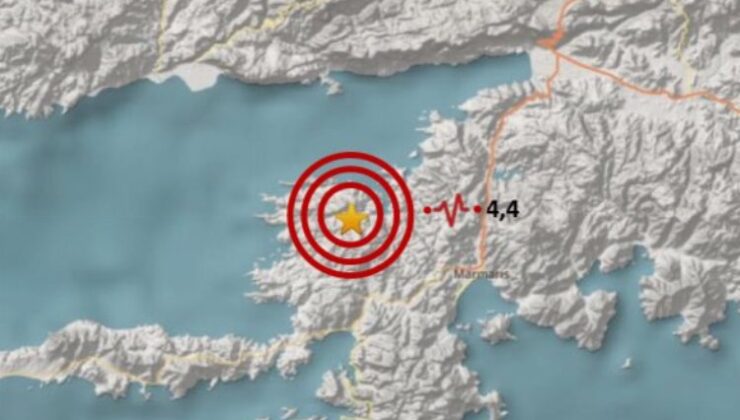 Marmaris’te 4,4 büyüklüğünde deprem!