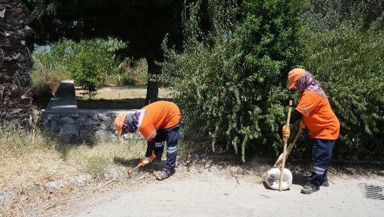 Milas Belediyesi Ekipleri temizlik çalışmalarını sürdürüyor