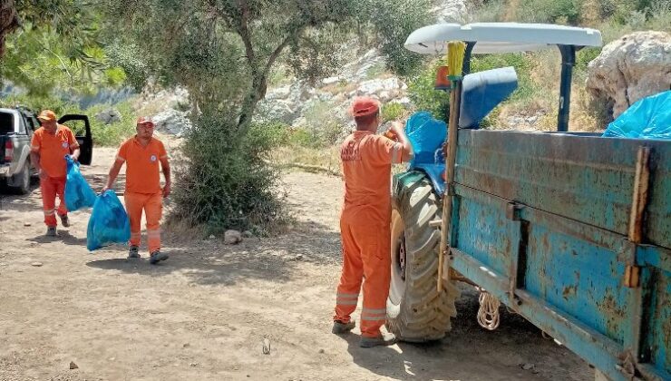 Milas Belediyesi Ekipleri temizlik çalışmalarını sürdürüyor