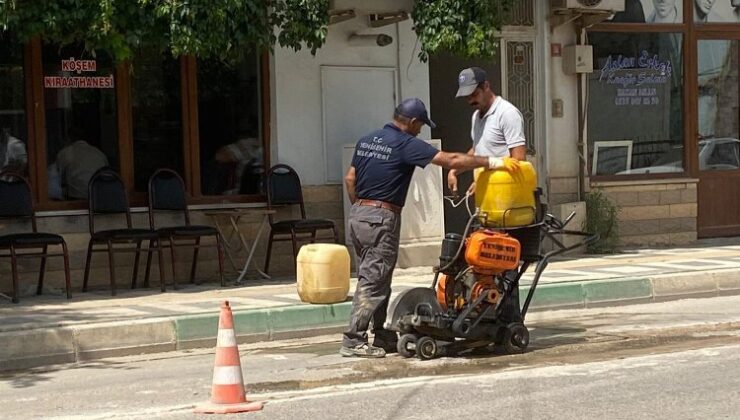 Yenişehir’de yol çalışmaları sürüyor