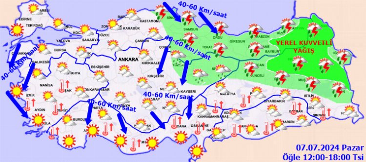 Yurtta Pazar havası... Karadeniz ve doğuda kuvvetli yağış