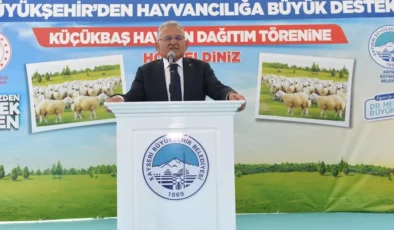 Başkan Büyükkılıç’tan 9 bin 788 besicinin su faturasına 16 milyon TL’lik destek