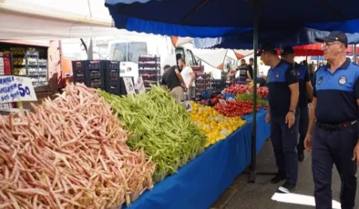 Çayırova Zabıtası’ndan pazar denetimi